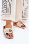 Sandał Klapki Model Eanes M530 Beige - Step in style