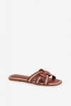 Sandał Klapki Model Acimine 0739-CLA-1 Brown - Step in style