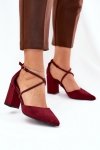 Czółenka Model Verithas LY-9306-3 Bordo - Step in style