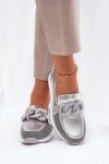 Mokasyny Model DA LR51-966 Silver - Step in style