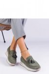 Mokasyny Model Selerina G-55 Green - PRIMO