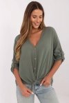 Koszula Damska Model DHJ-KS-25108.60P Khaki - Italy Moda