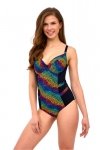 Jednoczęściowy strój kąpielowy Kostium Jednoczęściowy I Model Elena Big Kostium Multicolor - Lupo Line
