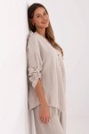 Koszula Damska Model DHJ-KS-25108.60P Beige - Italy Moda