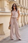 Spodnie Damskie Model Malmo BEZ SPD0043 Beige - Roco Fashion