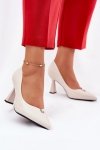 Czółenka Model Vinceza 62222 Beige - Step in style