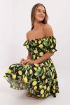 Sukienka Model MI-SK-23797.76 Black/Yellow - Italy Moda