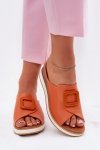 Sandał Klapki Model Artiker 56C2149 Orange - Step in style