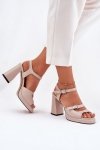 Sandały Model Vinceza 77110 Beige - Step in style