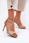 Sandały Model Sergio Leone SK432 Dark Beige - Step in style