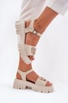 Sandały Model Vinceza 79541 Beige - Step in style