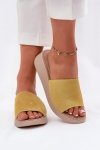 Sandał Klapki Model Panto Fino RR267038 Yellow - Step in style