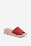 Sandał Klapki Model Panto Fino RR267040 Red - Step in style