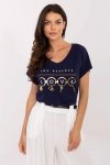 Tshirt Damski Model CLM-TS-1729.86 Navy - Factory Price