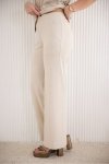 Spodnie Damskie Model M419LX Lurex Beige - La Aurora