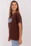 Tshirt Damski Model CLM-TS-0023.94 Brown - Factory Price