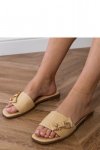 Sandał Klapki Model Merelis GQ8-059 Beige - PRIMO