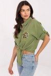 Koszula Damska Model DHJ-KS-8595-1.66 Khaki - Italy Moda