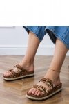 Sandał Klapki Model Zebrina X5-390 Brown - PRIMO