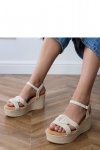 Sandały Model Zambera LOLO21 Beige - PRIMO