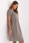 Sukienka Model DHJ-SK-25370.85 Dark Beige - Italy Moda
