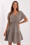 Sukienka Model MI-SK-92160.00 Dark Beige - Italy Moda