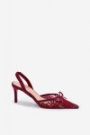 Szpilki Model Annivirae P-1450 Bordo - Step in style