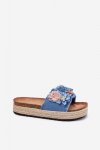 Sandał Klapki Model Chellia 5216 Blue - Step in style