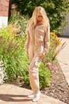 Spodnie Dres Model Mili Beige - Mirale