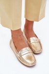 Mokasyny Model Lenvie FT245 Gold - Step in style