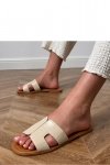 Sandał Klapki Model Sarini DM461 Beige - PRIMO
