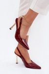 Szpilki Model Rivori LE116P Bordo - Step in style