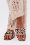 Sandał Klapki Model Avenza BJ702 Beige - Step in style