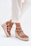 Sandały Model Lunara JH399 Beige - Step in style