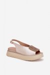 Sandały Model Zazoo 1786 Beige Perła - Step in style