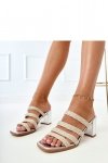 Sandał Klapki Model Sarile 4234 Silver - PRIMO
