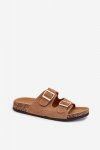 Sandał Klapki Model Lunera 7919 Light Brown - Step in style