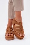 Sandały Model Filisenia PL363 Camel - Step in style