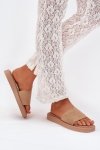 Sandał Klapki Model Jorina 5178 Dark Beige - Step in style
