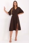 Sukienka Model MI-SK-121008.84 Dark Brown - Italy Moda