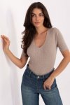 Sweter Damski Model PM-SW-B-627.63 Dark Beige - Factory Price