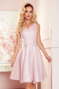 Sukienka Model 114-14 Powder Pink Brokat - Numoco Hurtownia odzieży on-line, moda damska, bielizna i obuwie dla kobiet - Matterh
