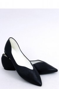Baleriny z wycięciem AYANNA BLACK - Inello