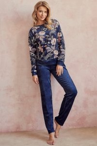 Piżama Damska Model Venus 3059 Navy - Taro