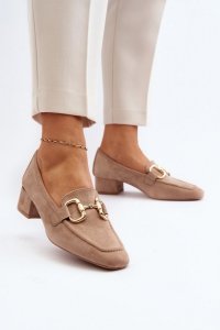 Czółenka Model Dolvira C-219 Beige - Step in style
