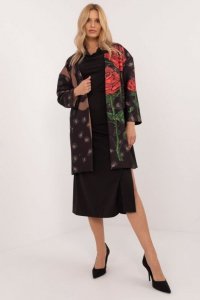 Płaszcz Damski Model DHJ-PL-19821.60P Black - Italy Moda
