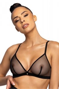 Biustonosz Soft Model Aggie M-0193/0  Black - Mat