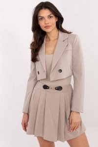 Żakiet Model DHJ-ZT-8670.16 Dark Beige - Italy Moda