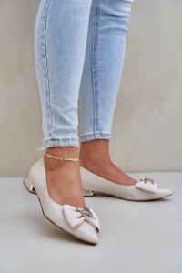 Baleriny Model Laura Messi 2893 Beige - Step in style
