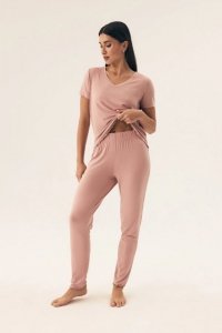 Piżama Damska Model Noves 42680-08X Beige/Dirty Pink - Henderson